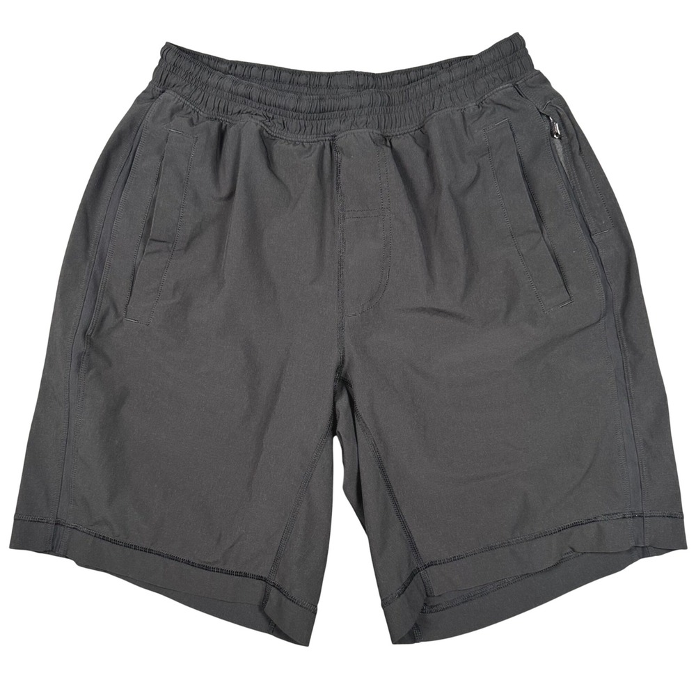 Lululemon Pace Breaker Lined Shorts Men's Small Black 9" Running Gym Athletic